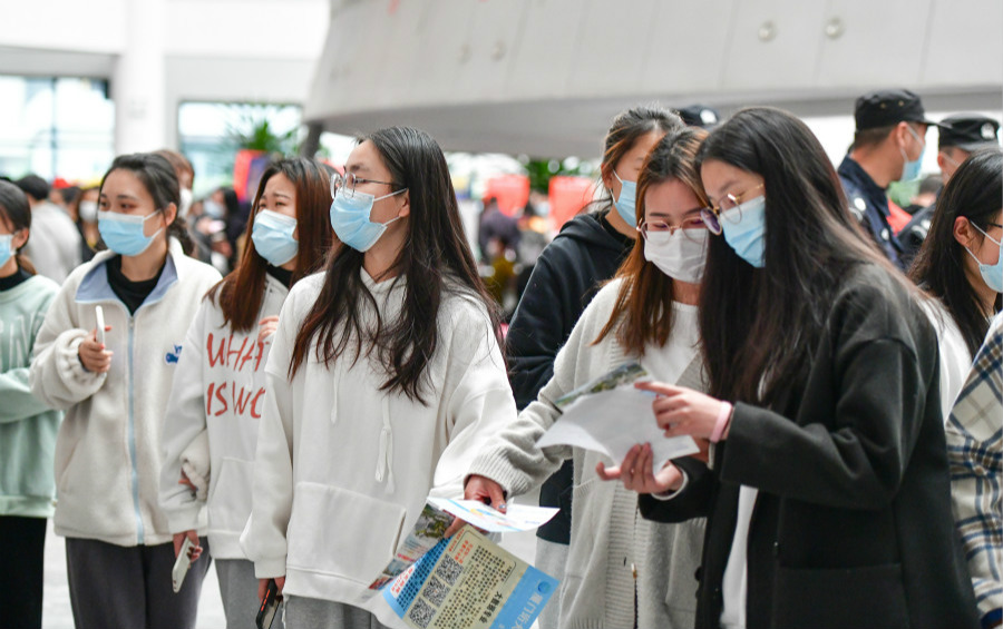 2021年廈門市同安區(qū)“春風(fēng)行動”現(xiàn)場招聘會（資料圖）。夏海濱攝