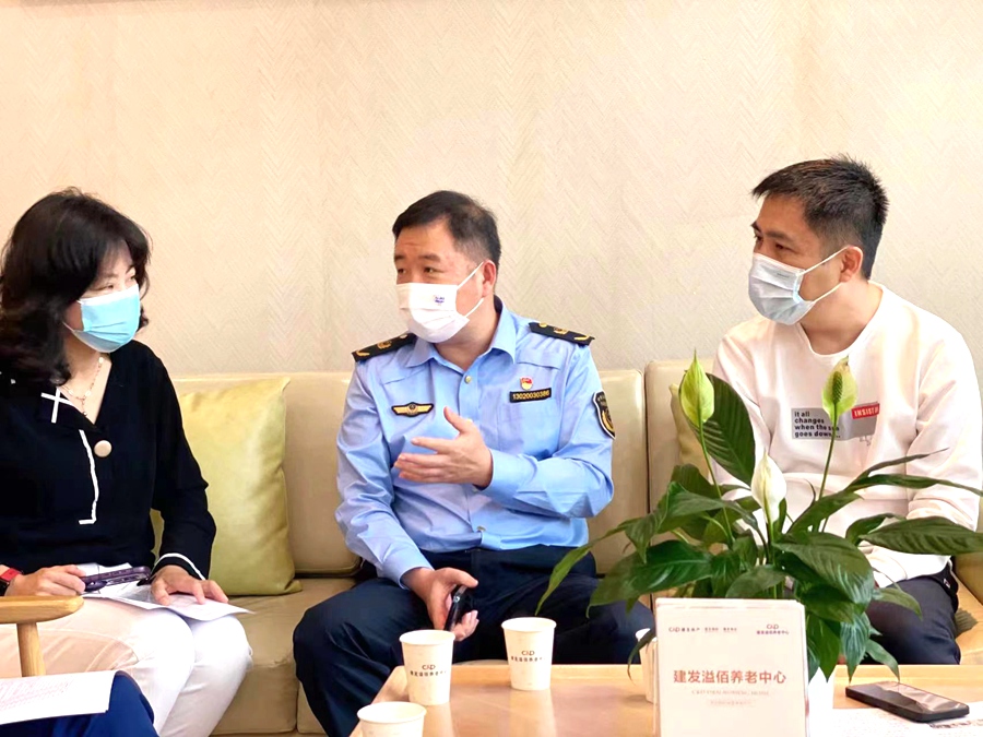 了解公辦養(yǎng)老機構對接標準、貫徹標準情況。湖里市場監(jiān)管局供圖