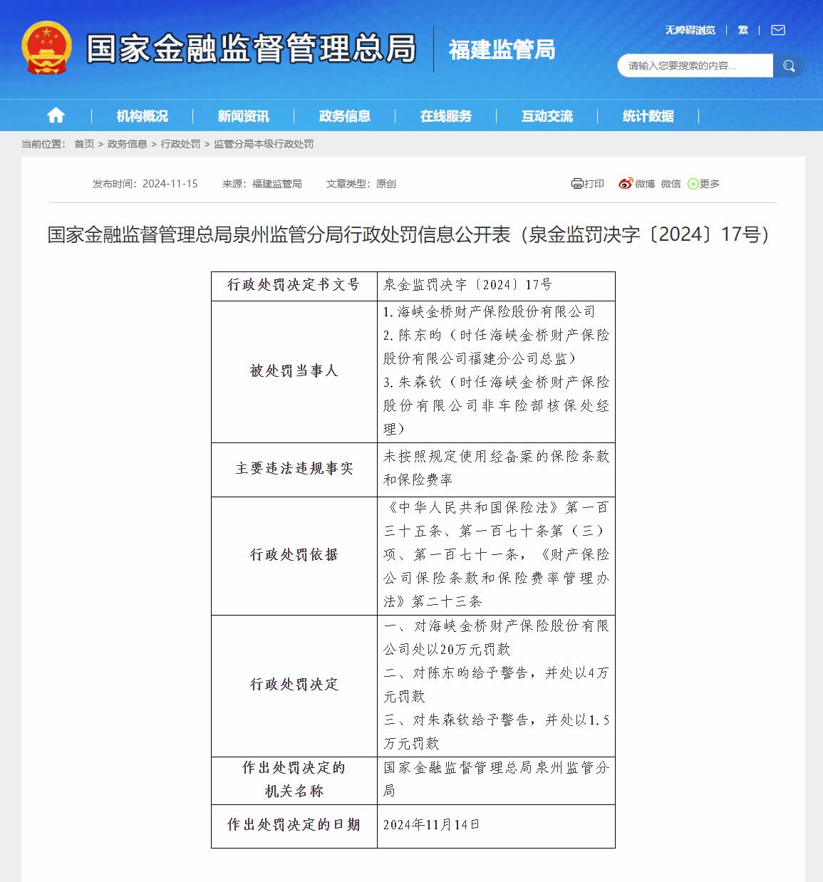 國家金融監(jiān)管總局網(wǎng)站截圖