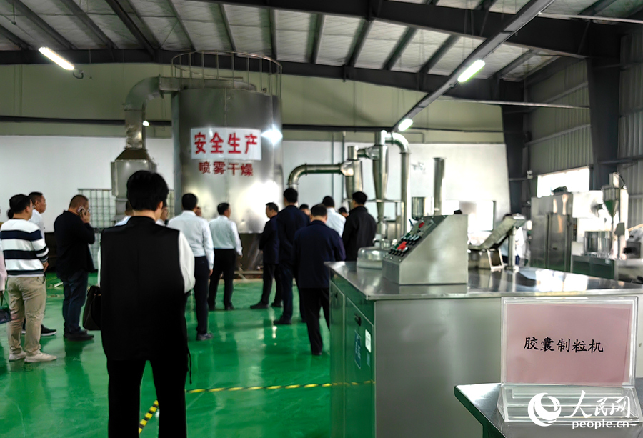 與會人員參觀詔安縣代表性科創(chuàng)企業(yè)。人民網(wǎng) 蘇海森攝