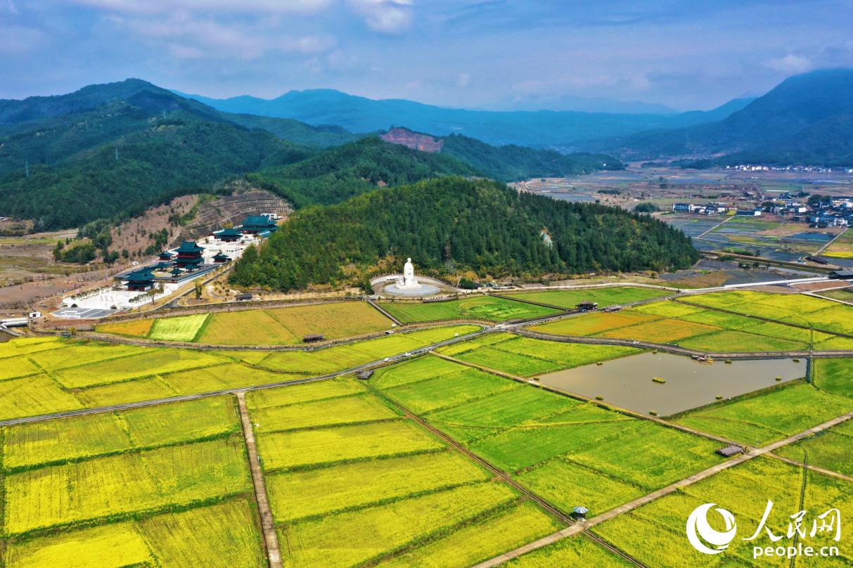 朱子雕像廣場。人民網(wǎng) 李唯一攝