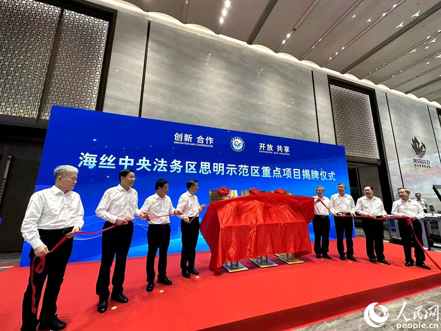 廈門金融司法協(xié)同中心是海絲中央法務區(qū)思明示范區(qū)重點項目（資料圖）。人民網(wǎng) 張萌攝