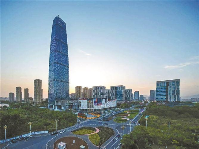 白鷺西塔項目——中交和美天地開業(yè)。（廈門市住房和建設(shè)局 供圖）