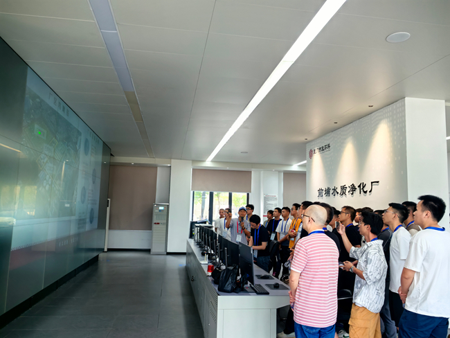 參觀交流。廈門市政環(huán)科污水公司供圖