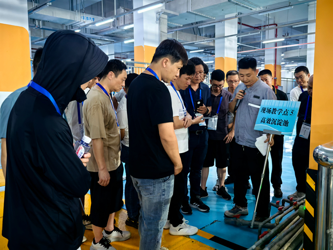 實(shí)操培訓(xùn)。廈門市政環(huán)科污水公司供圖