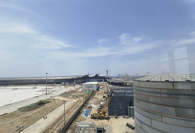 福州長樂國際機場二期擴建工程正在施工