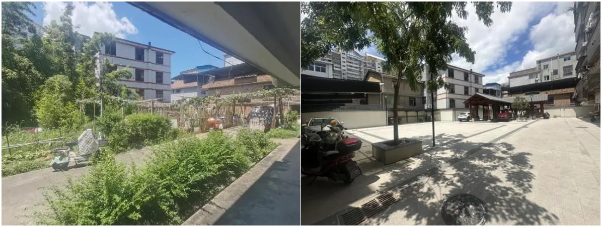 小區(qū)改造前后對比
