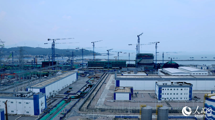 漳州核電項目建設(shè)如火如荼。人民網(wǎng) 李昌乾攝