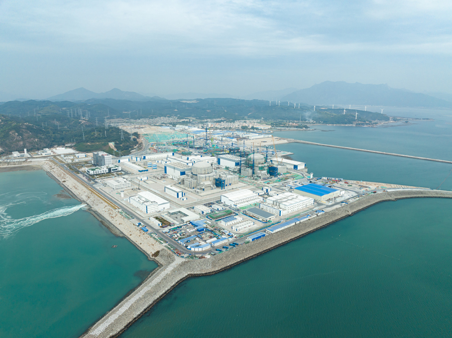 俯瞰漳州核電項目。方偉文攝
