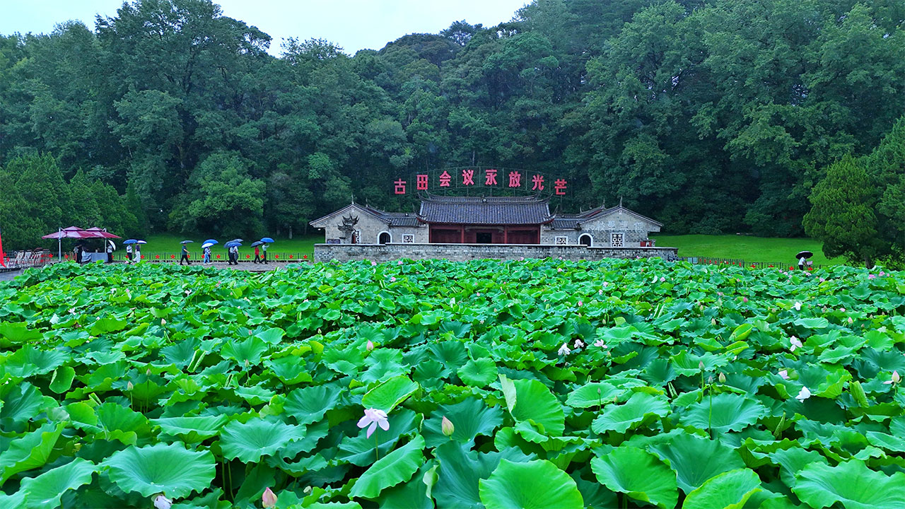 古田會(huì)議會(huì)址成了紅色旅游的熱門“打卡地”