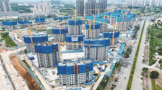 翔安安和云璟、翔安欣安雅苑項目進(jìn)入主體施工階段。翔安招商集團(tuán)供圖